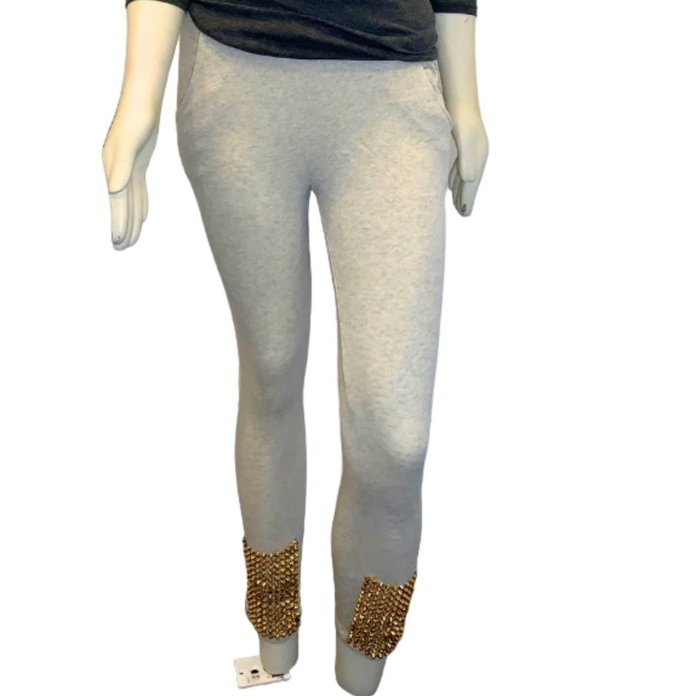 Gold Studded Sweatpants
